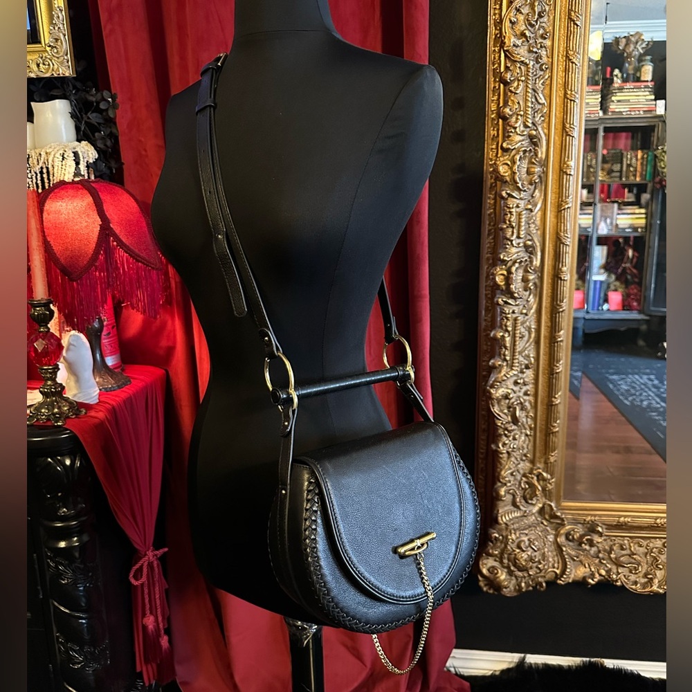 Sancia Black Babylon Bar Bag